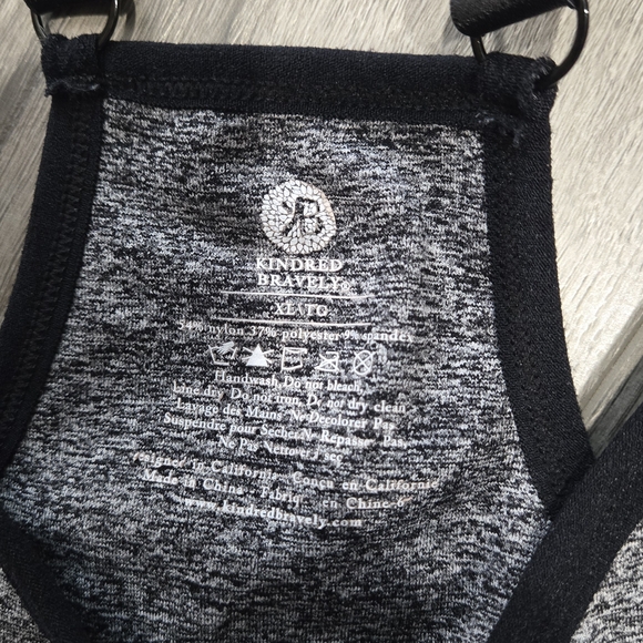 Kindred Bravely Heather Gray Nursing Sleep Bra with Clip-Down Straps - Picture 2 of 3